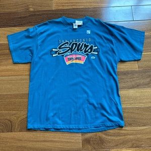90s Vintage San Antonio Spurs Color Turquoise Size XXL